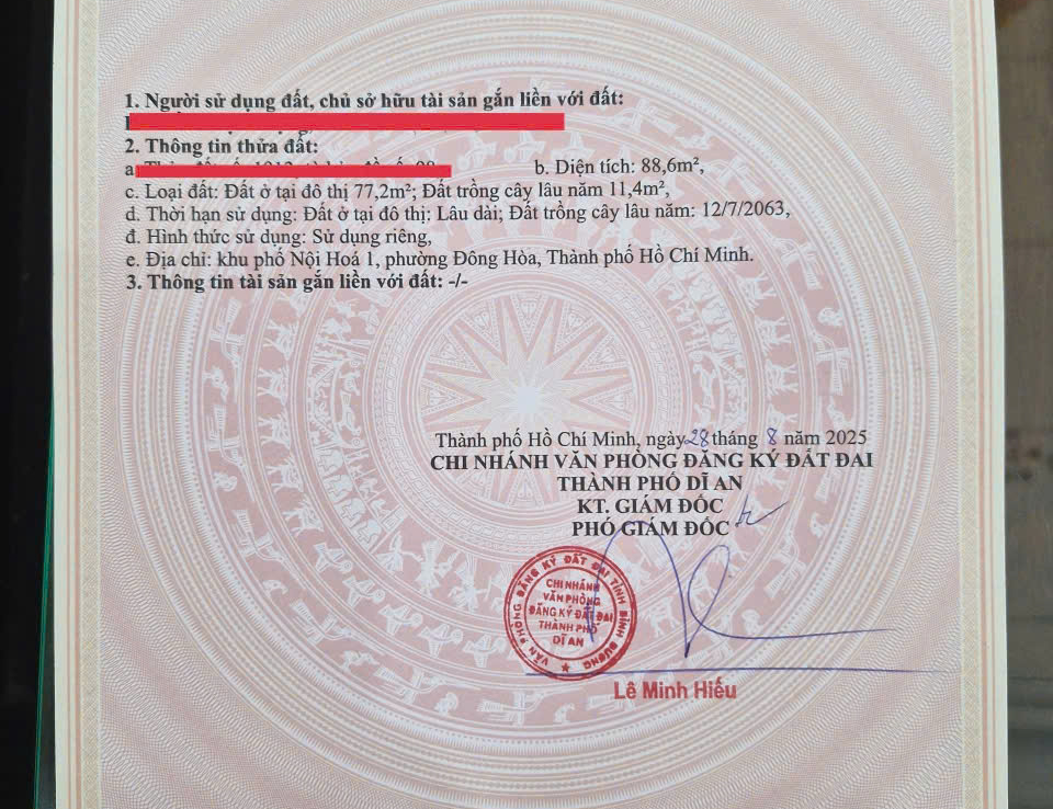bán đất đường thống nhất