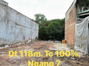 đất ngang 7m dĩ an