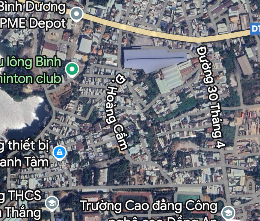 bán đất hoàng cầm dĩ an