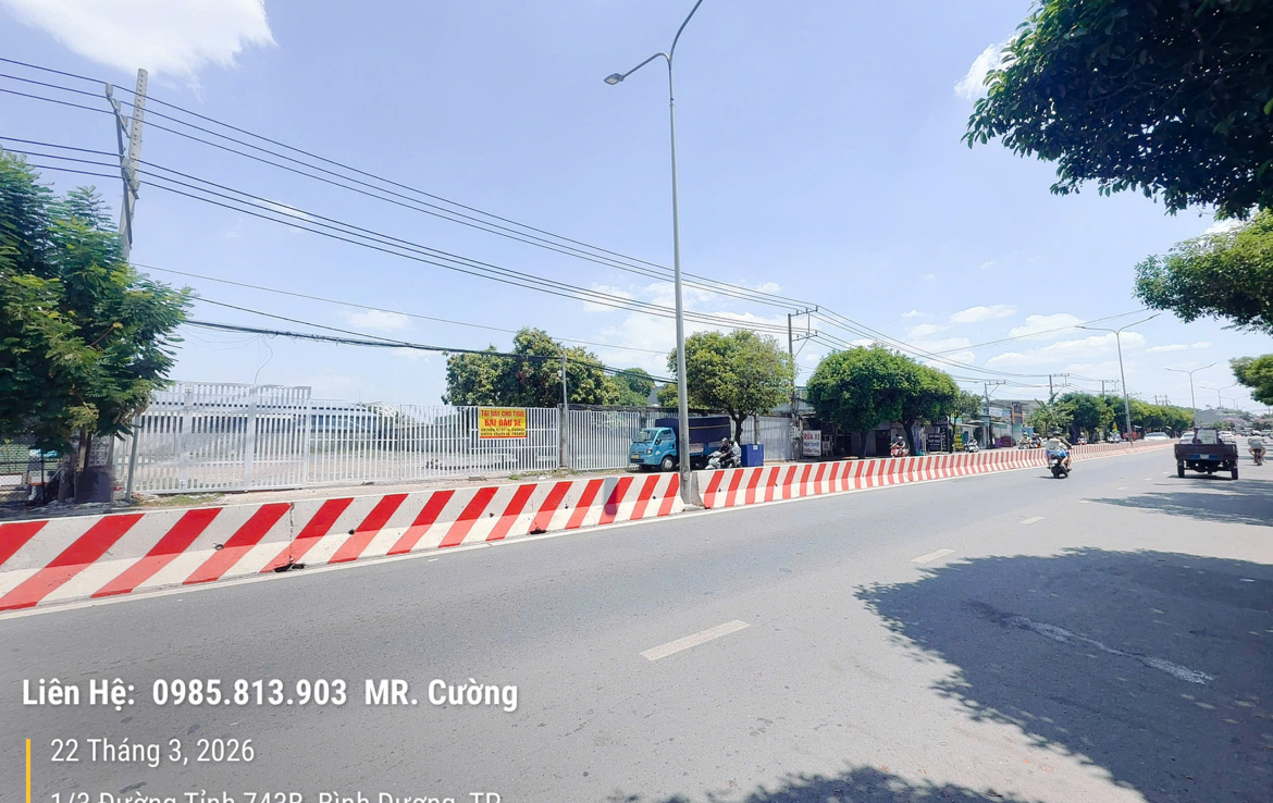 đất mặt tiền lớn dĩ an