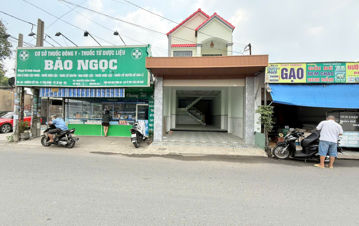 nhà mặt tiền chợ cây da